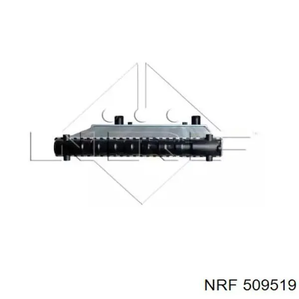 Radiador refrigeración del motor 509519 NRF