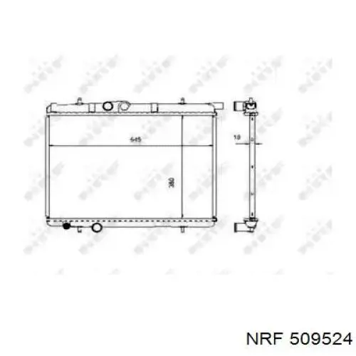Радиатор 7700430784 Renault (RVI)