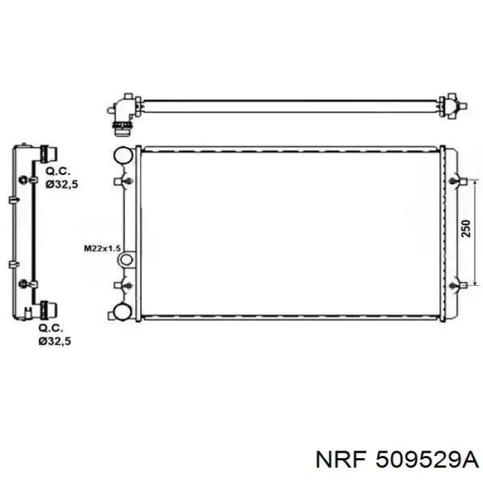 509529A NRF радиатор