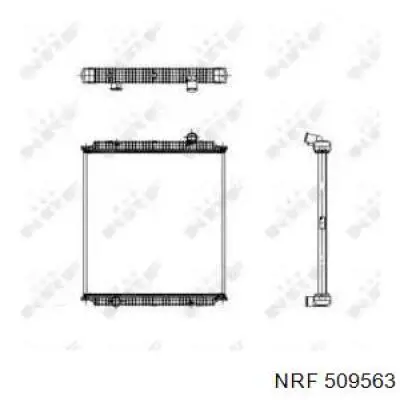 509563 NRF радиатор