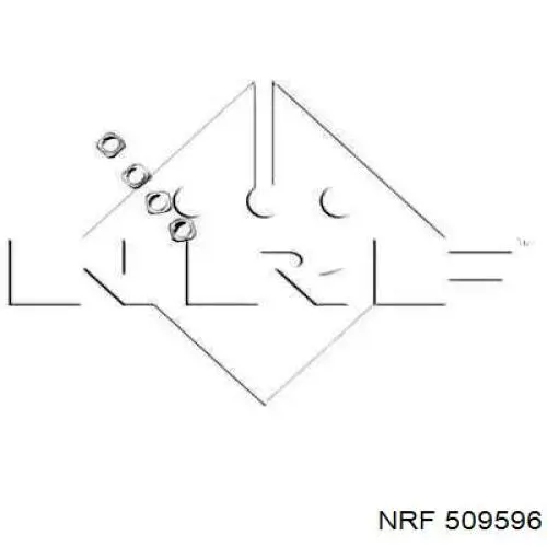 Радиатор охлаждения двигателя NRF 509596 цена, от 40.21 USD