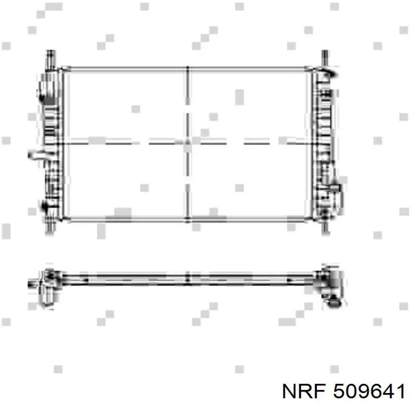 509641 NRF Радиатор основной