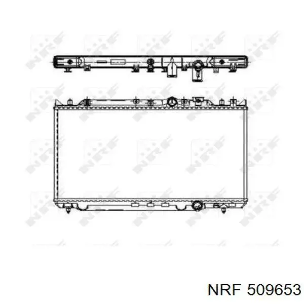 509653 NRF Радиатор основной
