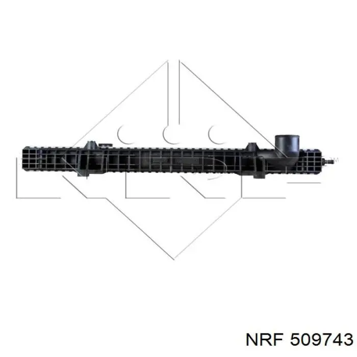 Radiador refrigeración del motor 509743 NRF