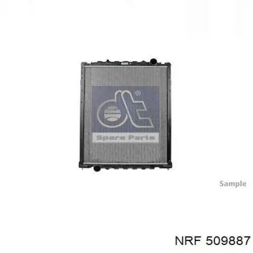 509887 NRF Радиатор основной