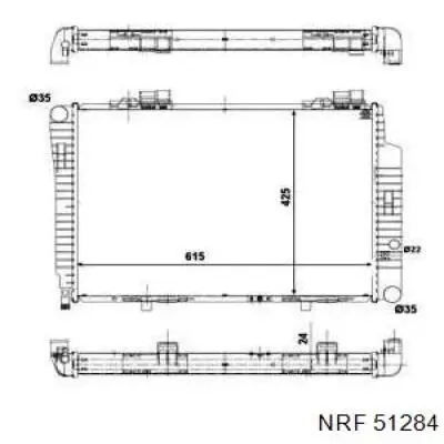 51284 NRF радиатор