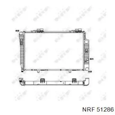 Радиатор 51286 NRF