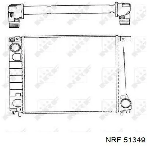 51349 NRF радиатор
