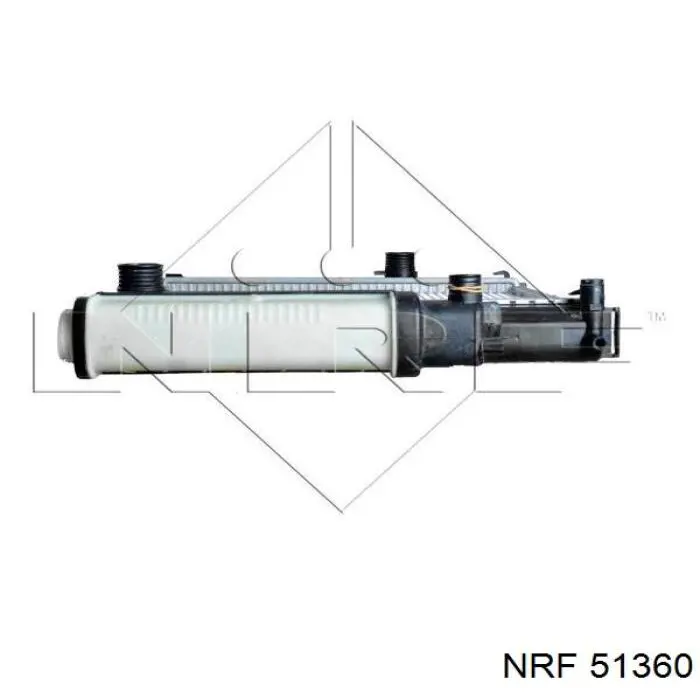 Радиатор 51360 NRF