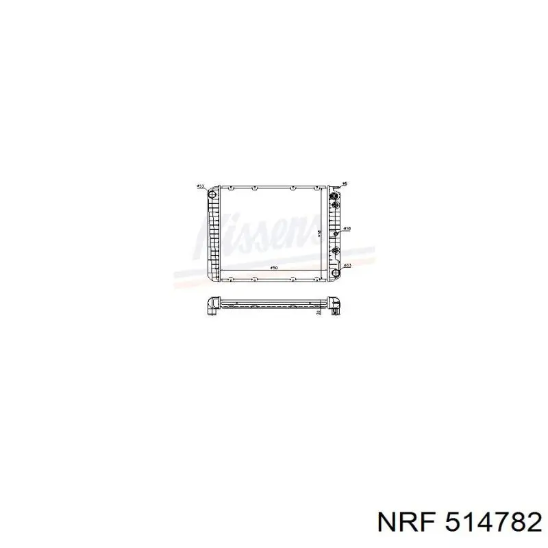 Радиатор 514782 NRF