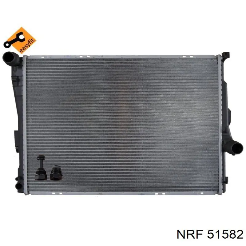 Radiador refrigeración del motor 51582 NRF