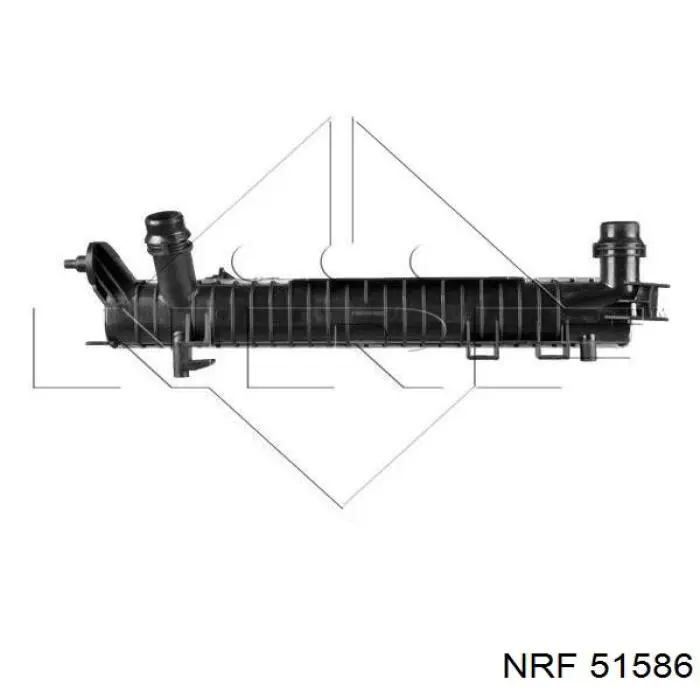 Радиатор 51586 NRF