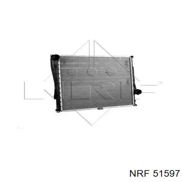 Radiador refrigeración del motor 51597 NRF