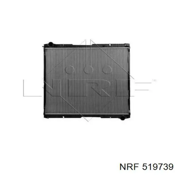 Radiador de calefacción 519739 NRF