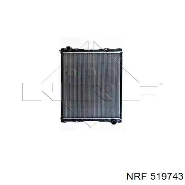 Radiador refrigeración del motor 519743 NRF