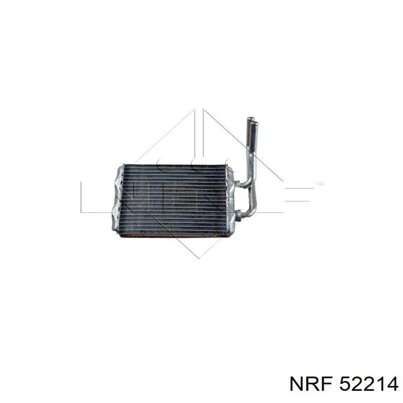 52214 NRF Радиатор отопителя салона