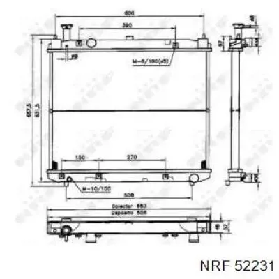 52231 NRF радиатор