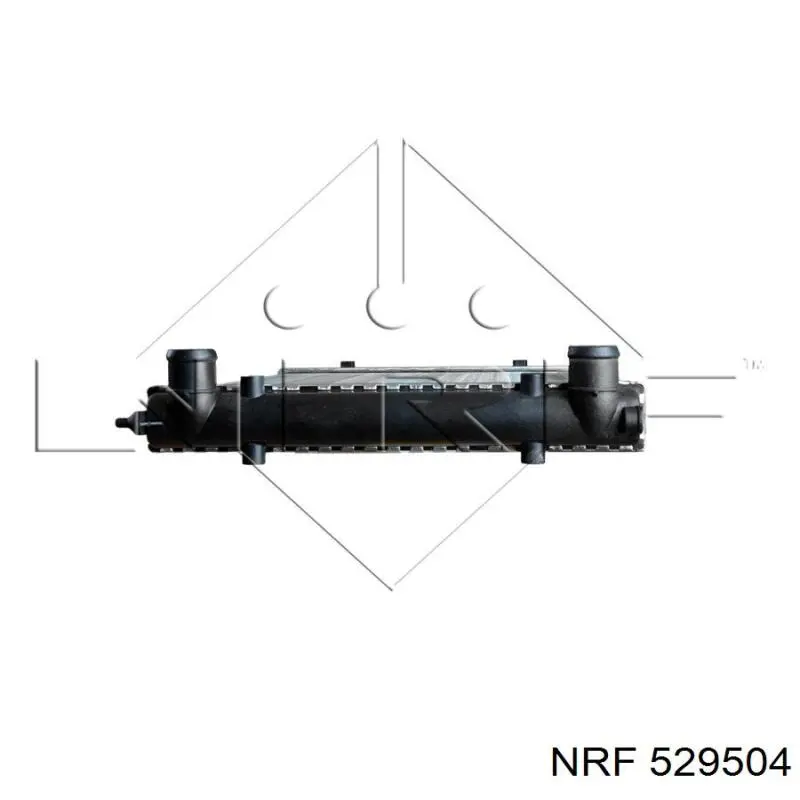 Купить 529504 NRF Радиатор водяной