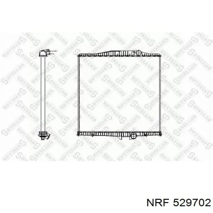 529702 NRF Радиатор основной