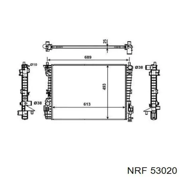 53020 NRF радиатор