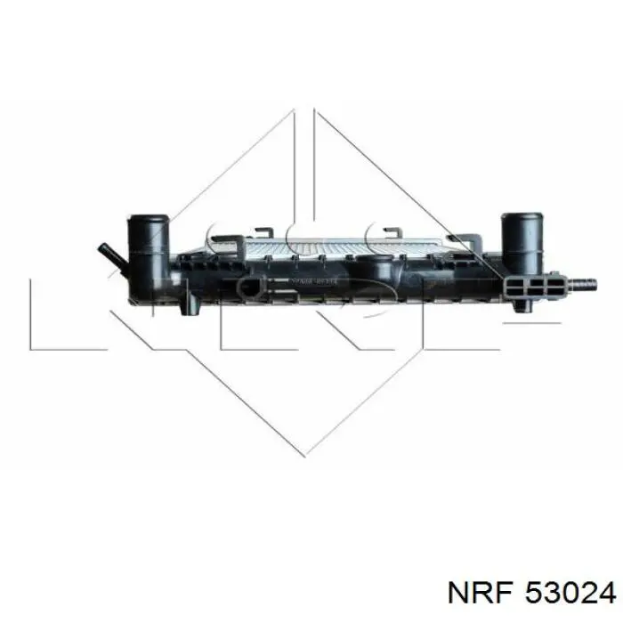 Radiador refrigeración del motor 53024 NRF