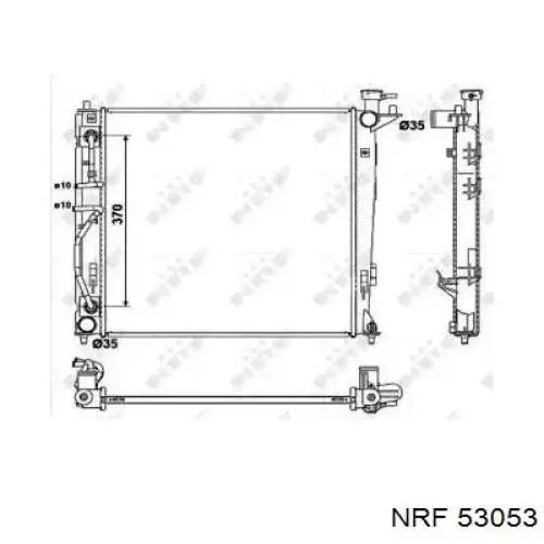 Радиатор охлаждения AVA FP32A388AV