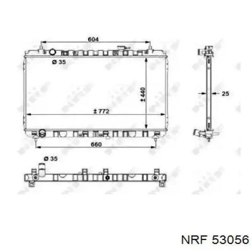 Радиатор охлаждения двигателя Glyser 152183 цена, от 166.45 USD