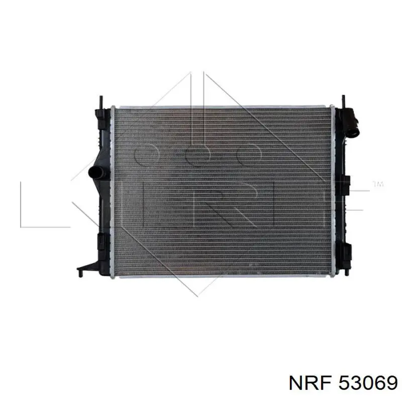 Radiador refrigeración del motor 53069 NRF