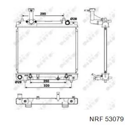 Радиатор охлаждения двигателя Nissan/Infiniti 214004A00E цена, от 103.60 USD