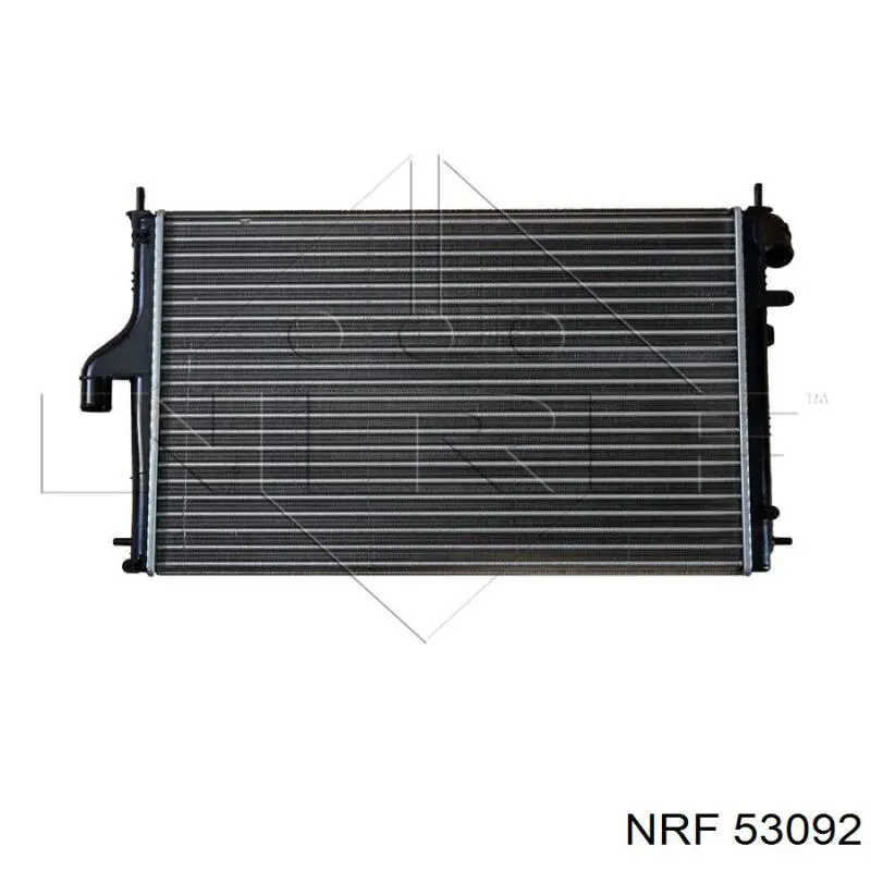 Radiador refrigeración del motor 53092 NRF