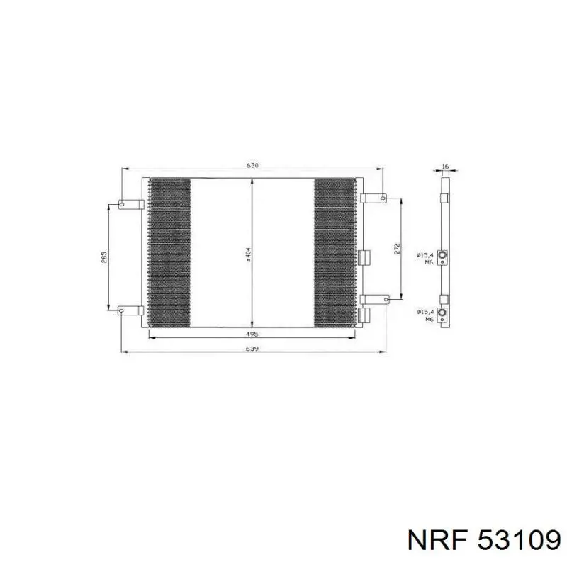 Радиатор 53109 NRF