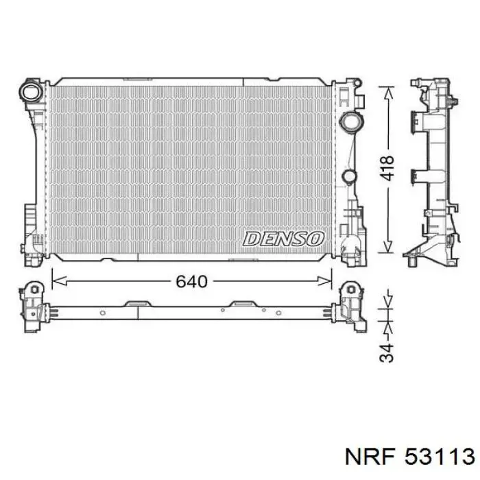 Радиатор MSA2575 AVA