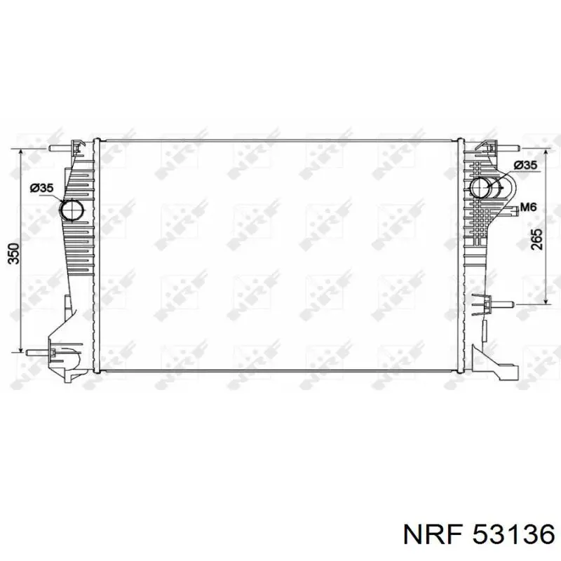 53136 NRF радиатор