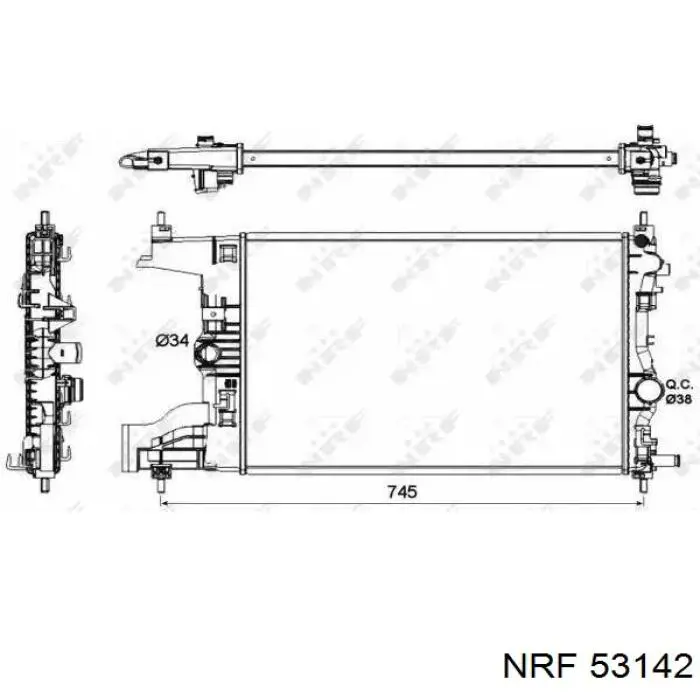 Радиатор CR2114000S Mahle Original