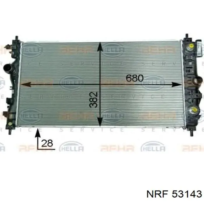 RAD13471 FVP радиатор