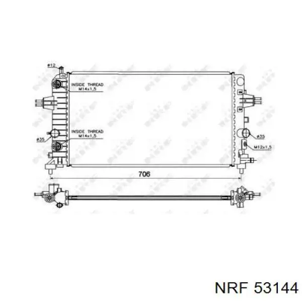 Радиатор AC230048 Maxgear