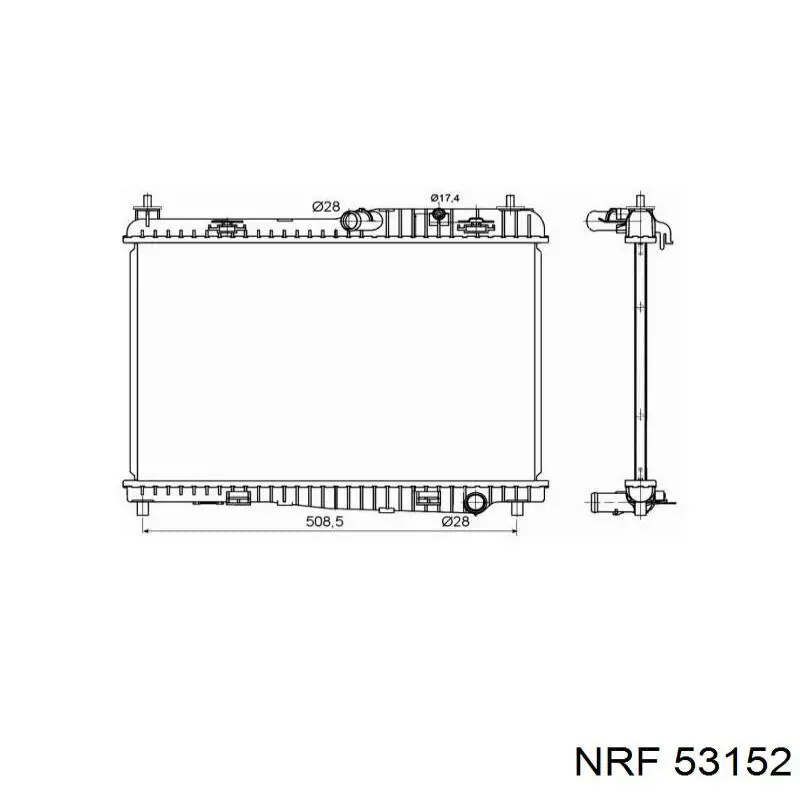 R12154 Sato Tech Радиатор основной
