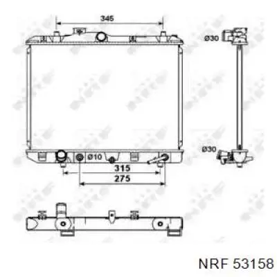 53158 NRF радиатор