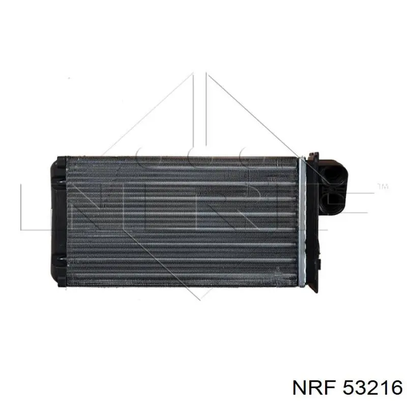Radiador de calefacción 53216 NRF