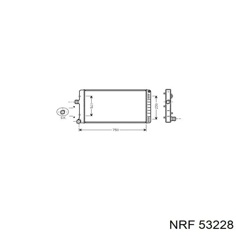 Радиатор 302208A5 Polcar