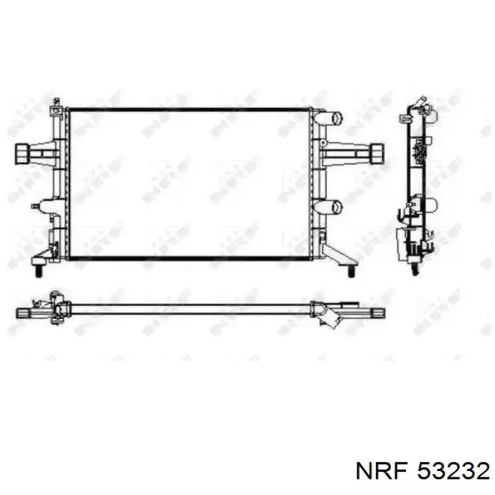 Купить 46803031 Fiat/Alfa/Lancia Радиатор водяной
