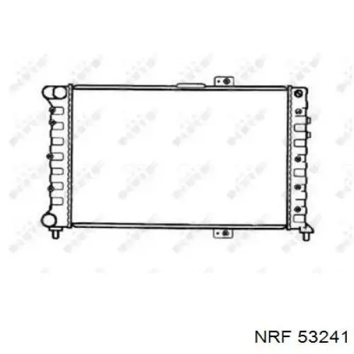 Радиатор 53241 NRF