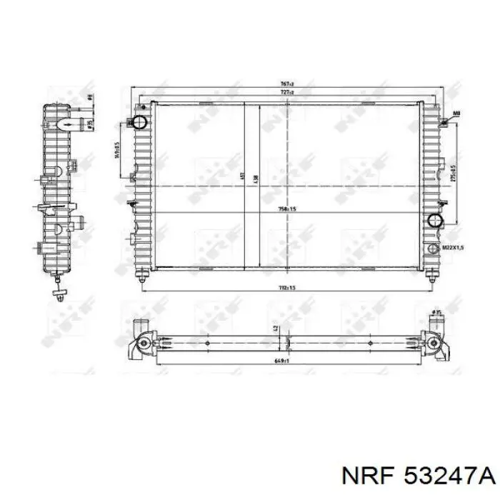Радиатор D7F071TT Thermotec