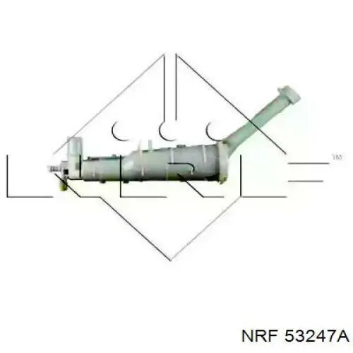 Radiador refrigeración del motor 53247A NRF