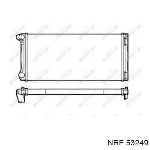 Радиатор 53249 NRF