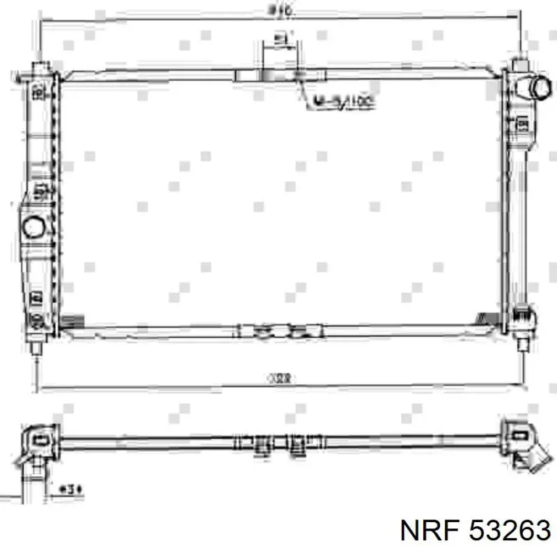 53263 NRF радиатор