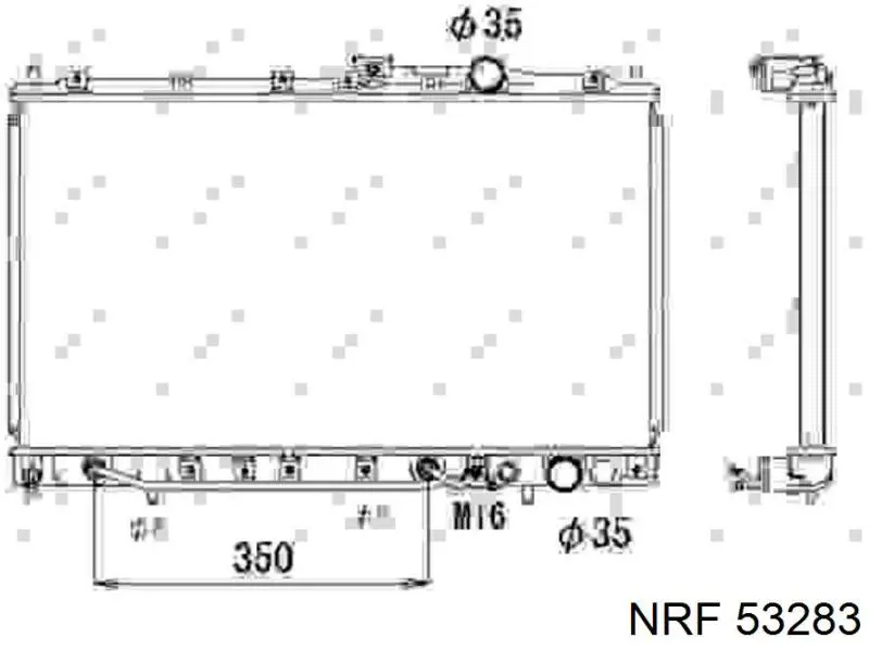 53283 NRF радиатор