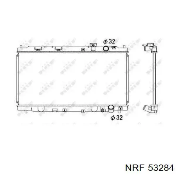53284 NRF Радиатор основной