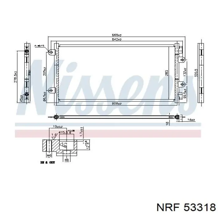 Радиатор охлаждения двигателя Toyota 164007A260 цена, от 74.06 USD