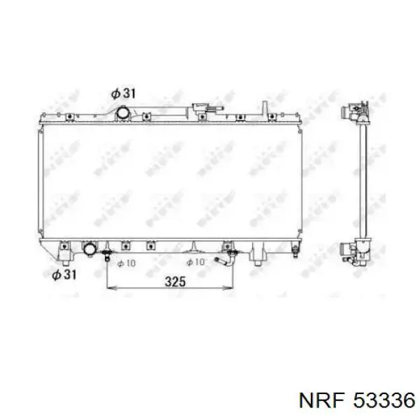 53336 NRF радиатор